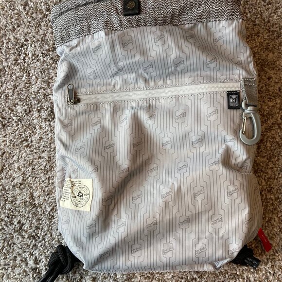 Gray Drawstring Backpack - Picture 14 of 16